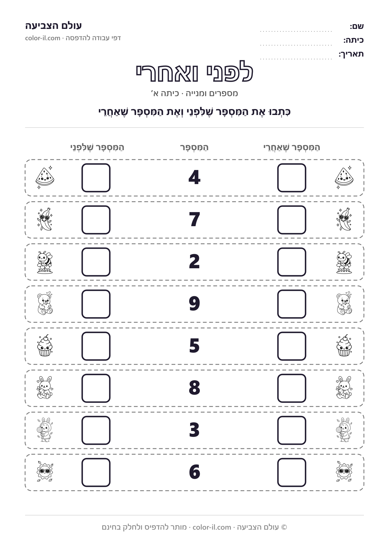 לפני ואחרי