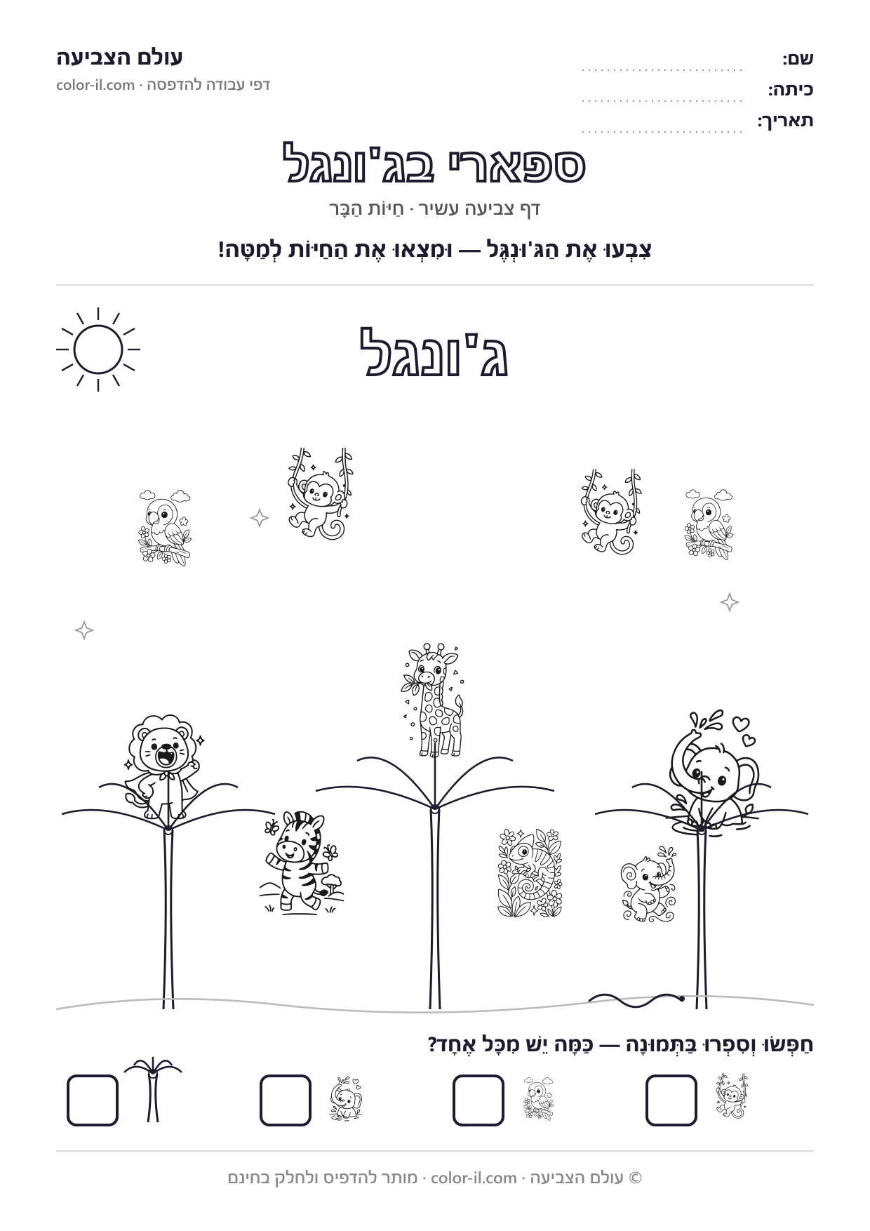 ספארי בג'ונגל