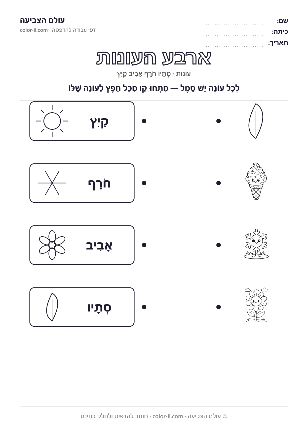 ארבע העונות