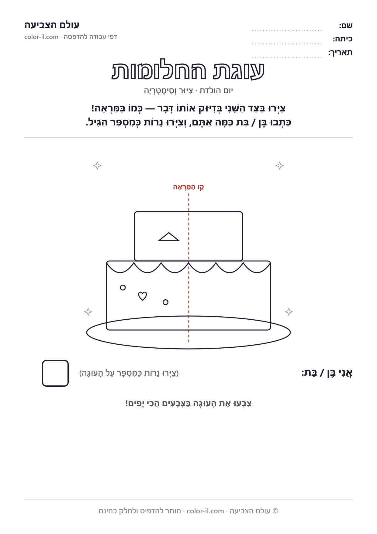 עוגת החלומות